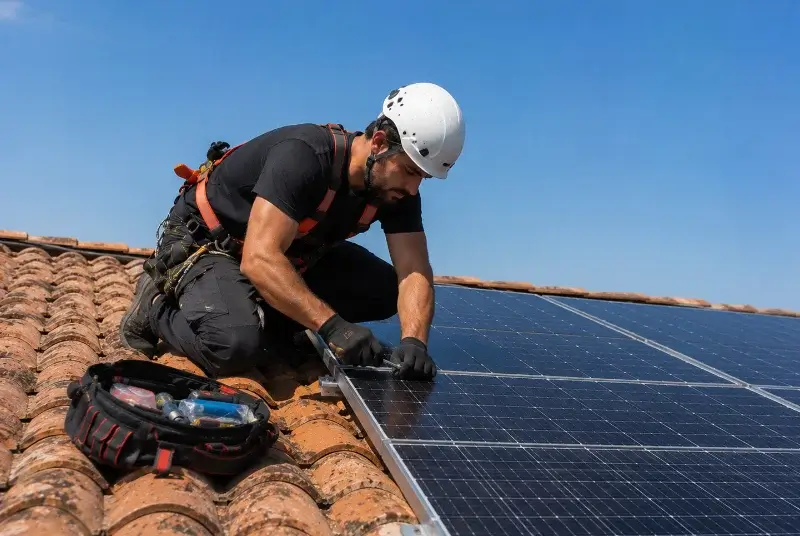 Maintenance et monitoring de panneaux solaires à Saint-Front-la-Rivière