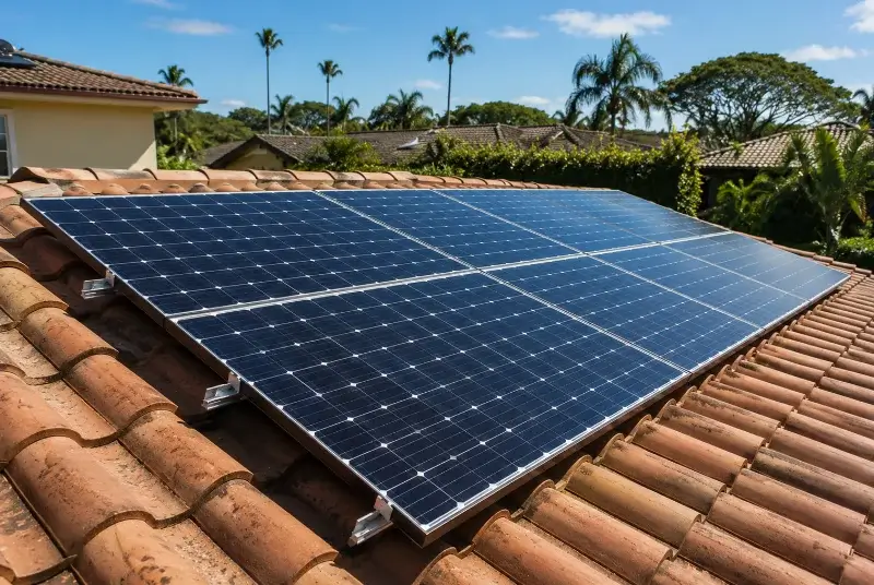 Installation de panneaux solaires à Saint-Front-la-Rivière